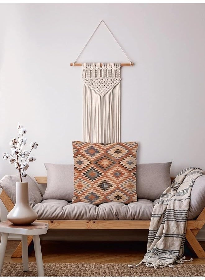 amazing.EGP THE PACK - Natural Luxury Throw Pillow Covers, Geometric Pattern Pillowcase Plush Design Decoration Home Bed Pillowcase [45x45 cm] (without filling) - Image 3